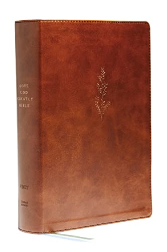 Young Women Love God Greatly Bible: A SOAP Method Study Bible (NET, Brown Leathersoft, Comfort Print) von Thomas Nelson