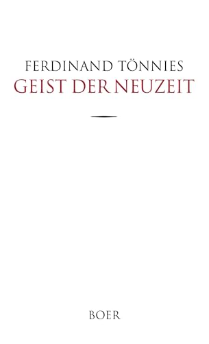 Geist der Neuzeit von Boer Verlag