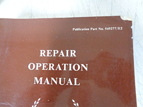 Triumph TR6 Repair Operation Manual: 545277/E2 (Official Workshop Manuals) von Brooklands Books