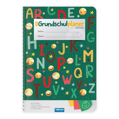 Trötsch Grundschulplaner Buchstaben 24/25: Planer Schülerkalender Hausaufgabenheft Timer für die Grundschule von Trötsch Verlag GmbH & Co. KG