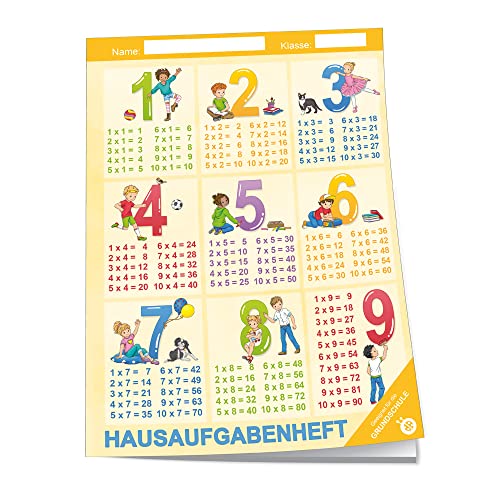 Trötsch Hausaufgabenheft Grundschule 1x1: Schulplaner Hausaufgabenheft Timer Terminkalender von Trötsch Verlag GmbH & Co. KG