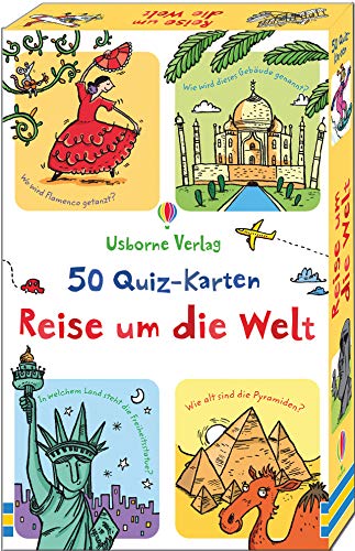 50 Quiz-Karten: Reise um die Welt