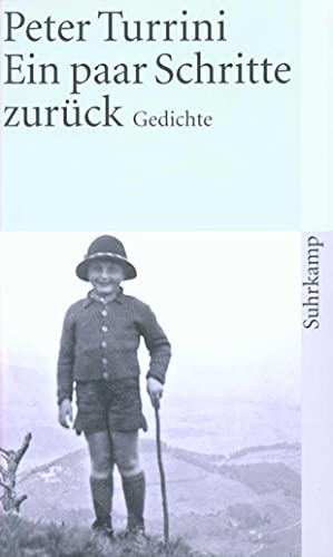 Ein paar Schritte zurück: Gedichte (suhrkamp taschenbuch) von Suhrkamp Verlag AG