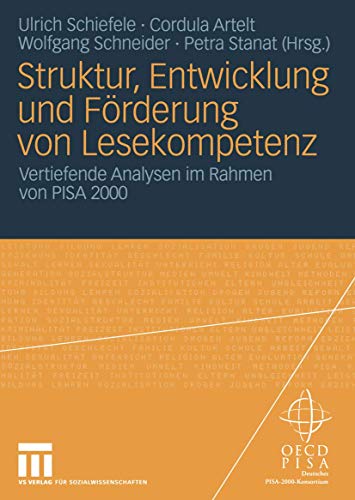Struktur, Entwicklung und Förderung von Lesekompetenz: Vertiefende Analysen im Rahmen von PISA 2000 (German Edition) von VS Verlag für Sozialwissenschaften