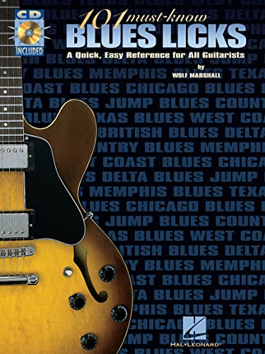 101 Must-Know Blues Licks Tab: A Quick, Easy Reference for All Guitarists (Tab Book)