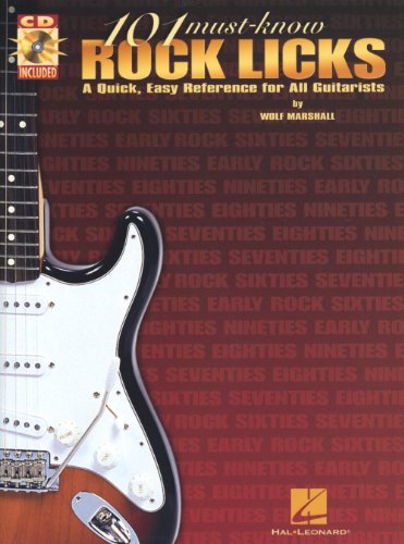 101 Must-Know Rock Licks (Book & CD): Noten, Lehrmaterial, Tabulatur, Bundle, CD für Gitarre