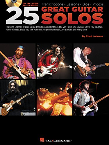 Chad Johnson: 25 Great Guitar Solos: Lehrmaterial, CD für Gitarre: 25 Great Guitar Solos (Book/Online Audio)