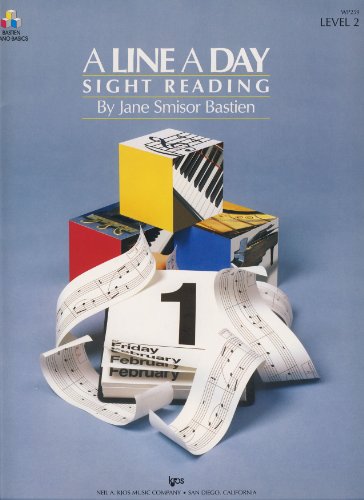 A Line a Day: Sight Reading Level 2 (Bastien Piano Basics) von Neil A. Kjos Music Company
