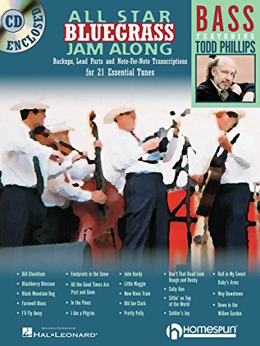 All Star Bluegrass Jam Along Bass Db Book/Cd