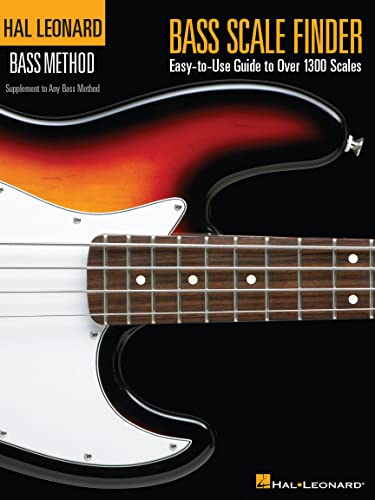 Hal Leonard Bass Method Bass Scale Finder 9X12: Lehrmaterial für Bass-Gitarre: Easy-to-use Guide to over 1,300 Scales