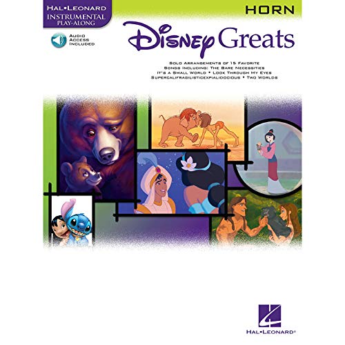 Disney Greats Horn Book/Cd Playalong: Noten, CD für Horn (Disney Greats S): For Horn Instrumental Play-Along Pack