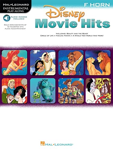 Disney Movie Hits (Horn) Hn Book/Cd: Play Along with a Full Symphony Orchestra!