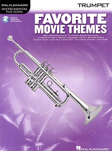Favourite Movie Themes for Trumpet -Trumpet & Tenor Saxophone Book & CD-: Noten, CD für Trompete