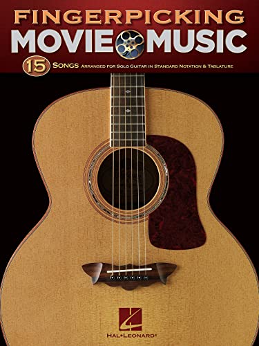 Fingerpicking Movie Music: Noten, Sammelband für Gitarre: 15 Songs Arranged for Solo Guitar in Standard Notation & Tablature