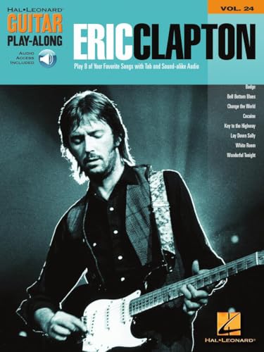 Gpa Volume 24 Eric Clapton Gtr Book/Cd: Noten, CD für Gitarre: Guitar Playalong (Hal Leonard Guitar Play-Along)