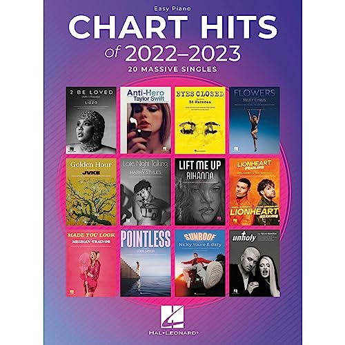 Chart Hits of 2022-2023 (Easy Piano).