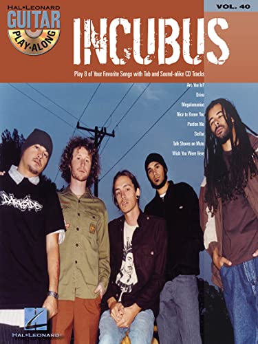 Incubus: Noten, CD, Tabulatur für Gitarre (Hal Leonard Guitar Play-Along)
