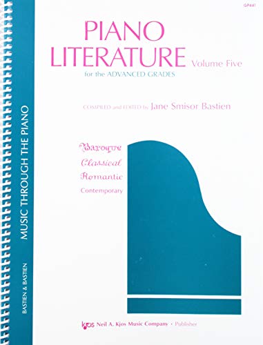 Jane Smisor Bastien Piano Literature Volume Five Pf von Neil A. Kjos Music Company