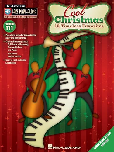 Jazz Play Along Volume 111 Cool Christmas All Inst Book/Cd: 10 Timeless Favorites (Jazz Play-Along, 111)