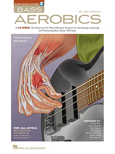 Liebman Jon Bass Aerobics Bgtr Tab (Book): A 52-week, One-exercise-per-week Workout Program for Developing, Improving, and Maintaining Bass Guitar Technique von HAL LEONARD