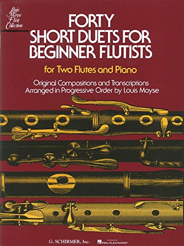 Louis Moyse Forty Short Duets For Beginner Flutists Flt