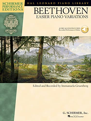 Schirmer Performance Edtn Beethoven Easier Piano Variations Piano BK/CD (Schirmer Performance Editions): With Access to Online Audio of Performances