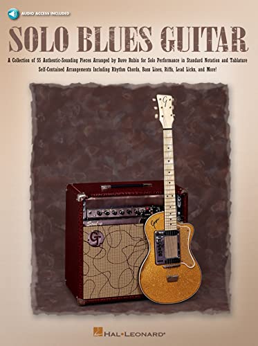 Solo Blues Guitar Tab (Book & CD): Grifftabelle, CD für Gitarre (Guitar Collection)