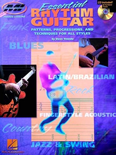 Steve Trovato Essential Rhythm Guitar Tab Book/Cd: Patterns, Progressions and Techniques for All Styles (Private Lessons)