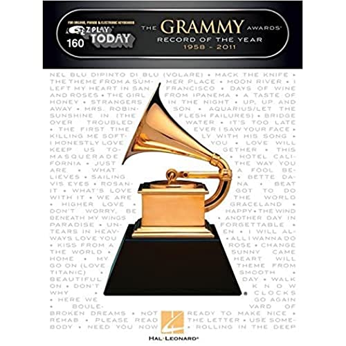 The Grammy Awards Record of the Year 1958-2011 - E-Z Play Today Volume 160: Songbook für Klavier: For Organs, Pianos & Electronic Keyboards (E-Z Play Today, 160, Band 160)
