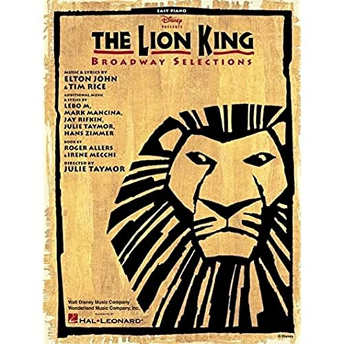 The Lion King - Broadway Selections -For Easy Piano-: Noten, Sammelband für Klavier: Broadway Selections, Easy Piano