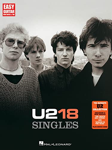 U2: 18 Singles -Easy Guitar-: Songbook für Gitarre (Easy Guitar with Notes & Tab): Easy Guitar With Tab von HAL LEONARD