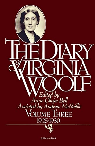 The Diary of Virginia Woolf, Vol. 3: 1925-30: 1925-1930