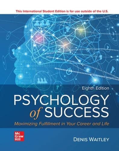 Psychology of Success ISE von McGraw-Hill Education