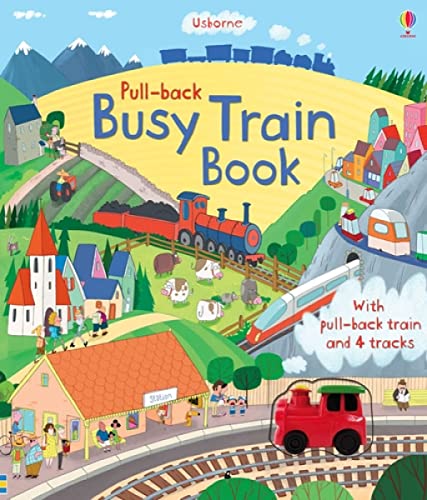 Pull-back Busy Train (Usborne Pull-back Series) (Pull-back books) von Usborne Publishing