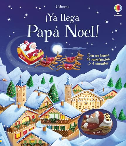 ¡Ya llega Papá Noel! (Libros con juguete de retrofricción) von Ediciones Usborne