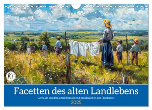 Facetten des alten Landlebens (Wandkalender 2025 DIN A4 quer), CALVENDO Monatskalender von CALVENDO