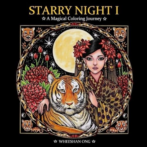 Starry Night I: A Magical Coloring Journey
