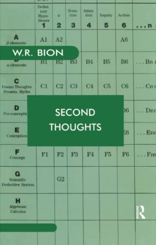 Second Thoughts: Selected Papers on Psychoanalysis von Routledge