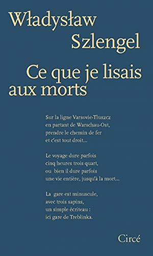 Ce que je lisais aux morts