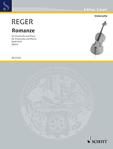 Romanze G-Dur: WoO II/10. Violoncello und Klavier. (Edition Schott) von Schott Music Distribution
