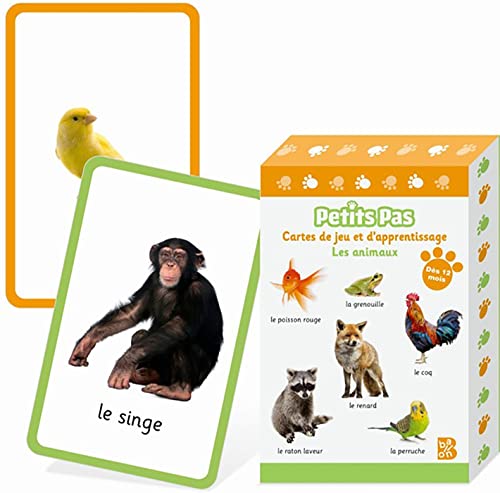 Petits Pas Cartes de jeu et d'apprentissage Les animaux (Petits Pas, 1)