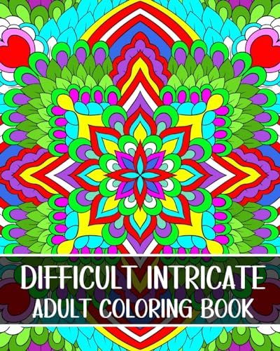 Difficult Intricate Adult Coloring Book: Relax with Beautiful Patterns and Detailed Designs von Blurb