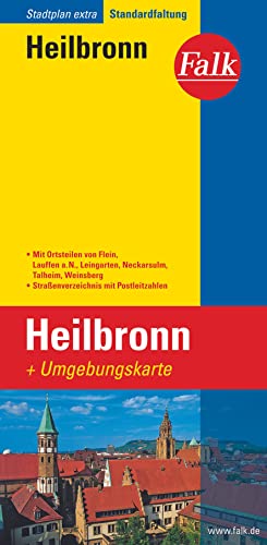 Falk Stadtplan Extra Standardfaltung Heilbronn von Falk-Verlag