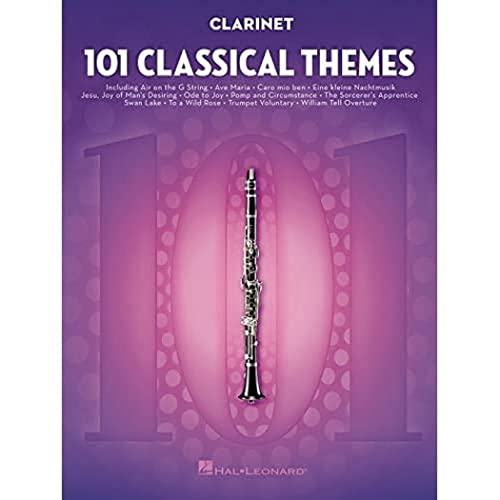 101 Classical Themes -For Clarinet- (Book): Noten, Sammelband für Klarinette