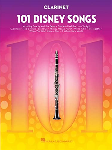 101 Disney Songs -For Clarinet-: Noten, Sammelband für Klarinette von HAL LEONARD