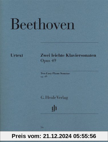 2 Leichte Klaviersonaten g-moll op. 49 Nr. 1 und G-dur op. 49 Nr. 2