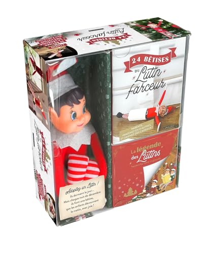 24 bêtises du Lutin farceur: Coffret avec 1 lutin farceur, 1 petit album, 1 livret von LAROUSSE