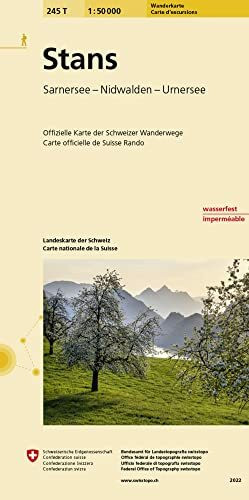 245T Stans Wanderkarte: Sarnersee - Nidwalden - Urnersee (Wanderkarten 1:50 000)