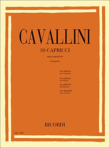 Caprices (30)-Rév.Giamperi - Clarinette von Ricordi