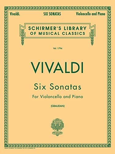 6 Sonatas: Cello and Piano: For Violoncello and Piano von G. Schirmer, Inc.